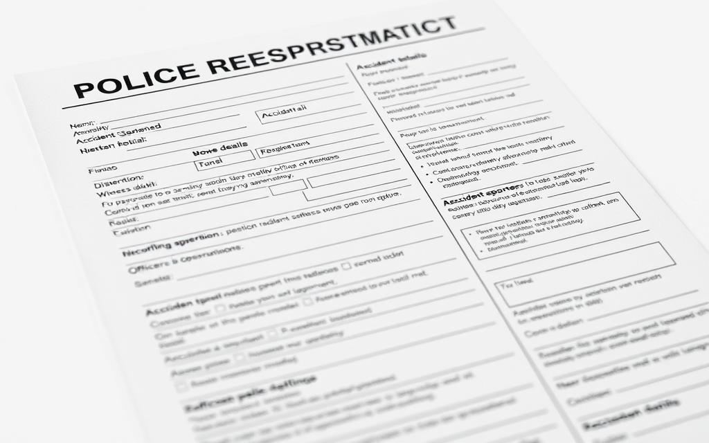 Police Report Documentation For Car Accidents