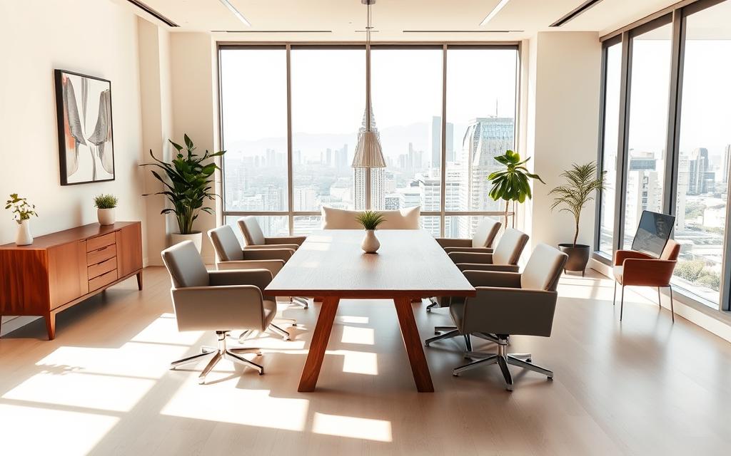 Affordable Divorce Mediation Services In A Bright, Modern Office Setting. A Warm, Sunlit Room With Sleek Furniture And Minimalist Decor, Conveying Professionalism And Approachability. In The Foreground, A Wooden Conference Table Surrounded By Comfortable Chairs, Creating An Intimate, Collaborative Atmosphere. On The Walls, Abstract Artwork And Plants Add A Touch Of Nature. The Lighting Is Soft And Even, Creating A Calming Ambiance. In The Background, Large Windows Offer A View Of A Bustling City Skyline, Hinting At The Accessibility And Convenience Of These Services. The Overall Impression Is One Of Affordable, High-Quality Mediation Options That Are Welcoming And Tailored To The Needs Of Those Seeking Divorce Resolution. Affordable Divorce Mediation Services In A Bright, Modern Office Setting. A Warm, Sunlit Room With Sleek Furniture And Minimalist Decor, Conveying Professionalism And Approachability. In The Foreground, A Wooden Conference Table Surrounded By Comfortable Chairs, Creating An Intimate, Collaborative Atmosphere. On The Walls, Abstract Artwork And Plants Add A Touch Of Nature. The Lighting Is Soft And Even, Creating A Calming Ambiance. In The Background, Large Windows Offer A View Of A Bustling City Skyline, Hinting At The Accessibility And Convenience Of These Services. The Overall Impression Is One Of Affordable, High-Quality Mediation Options That Are Welcoming And Tailored To The Needs Of Those Seeking Divorce Resolution.